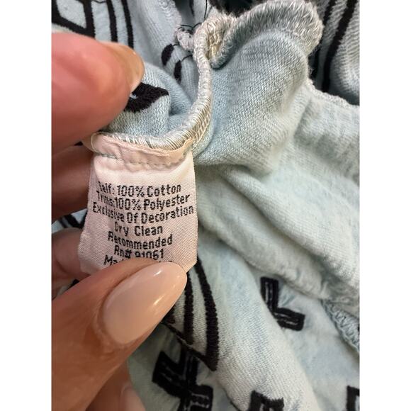 Johnny Was Biya Genoa embroidery sweater wrap in turquoise M $398 2294 - Picture 7 of 7